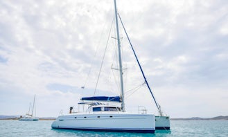 43' ‘Kymo’ Belize Cruising Catamaran Charter in Ornos, Mykonos, Greece