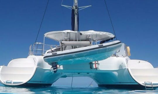 Okeanos 46ft Bahia Fountaine Pajot Rental in Ornos, Mykonos, Greece