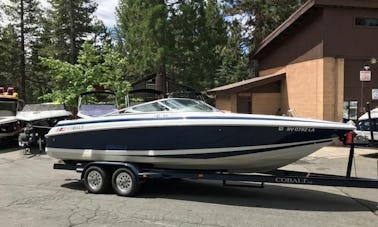 25' Cobalt Bow Rider Rental in Incline Village, NV