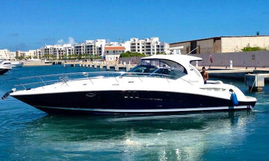 Gorgeous 44' Sea Ray Sundancer Yacht in Cancun, minimum 5 hours rental
