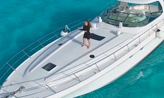 ALL INCLUSIVE Charter the Sea Ray 54 Power Mega Yacht in Playa del Carmen up to 22 guests