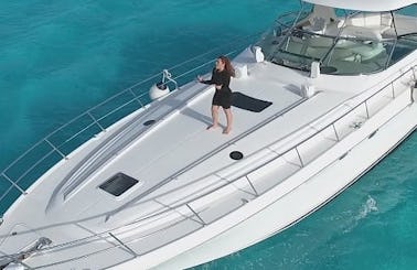 ALL INCLUSIVE Charter the Sea Ray 54 Power Mega Yacht in Playa del Carmen up to