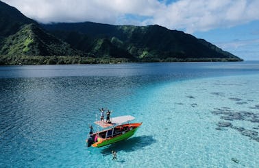 Amazing Private Boat Tour with Professional Guides in Teahupoo, French Polynesia