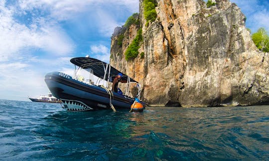 Private Charter Only - 23' Chalomark RIB for Diving, Snorkeling, Fishing in Phuket, Thailand!