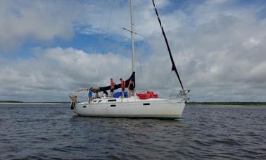 Ocean Inlet Captained Charter onboard Beneteau 39 Sailboat in Little River, South Carolina