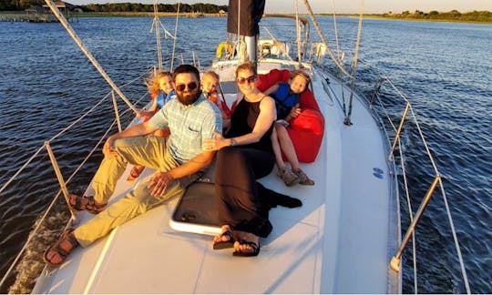 Ocean Inlet Captained Charter onboard Beneteau 39 Sailboat in Little River, South Carolina