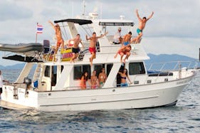 Crewed Charter - 44' Trawler Yacht to Cruise on Chalong Bay in Phuket, Thailand