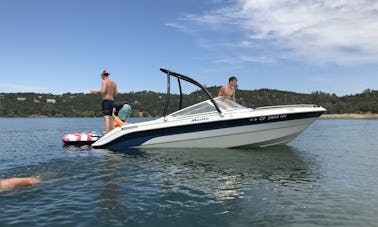 Marlin Bowrider Boat Rental at Lake Coeur d'Alene for 7 People With Captain!