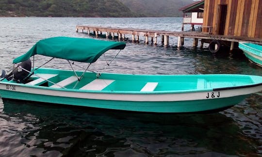 9 Seater Boat Rental in Guanaja Bay Islands