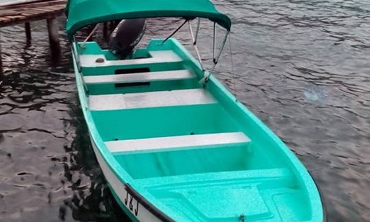 9 Seater Boat Rental in Guanaja Bay Islands