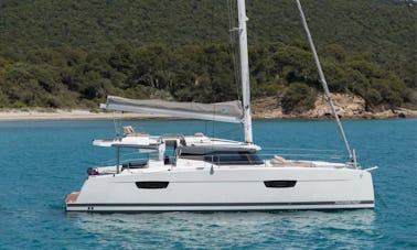 "Waouw" Fountaine Pajot Saona 47 Cruising Catamaran / Owner version available in Martinique