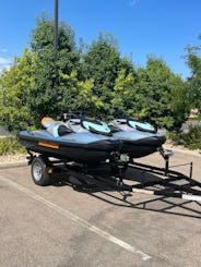 Pair of 2023 Sea-Doo GTI SE 130 jet skis for rent in Loveland, Colorado