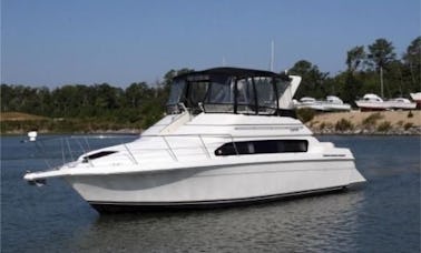 42' Sedan Bridge Carver Santego Motor Yacht Charter in Edgewater, NJ