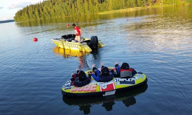 Balades de 15 minutes avec des jouets de remorquage à Hollola, en Finlande !