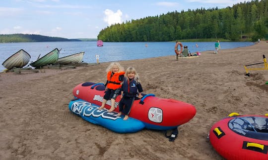 15-Minutes Towing Toys Rides in Hollola, Finland!