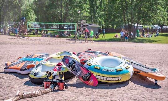 15-Minutes Towing Toys Rides in Hollola, Finland!