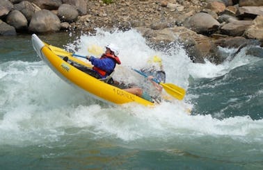 Athabasca Inflatable Tandem Kayak River Tour from Hinton, Alberta!