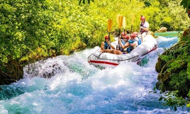 Rafting on the Cetina river in Omiš