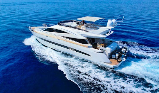 Galeon 640 Fly Motor Yacht "BELLA ZIO" In ACI marina Split, Croatia