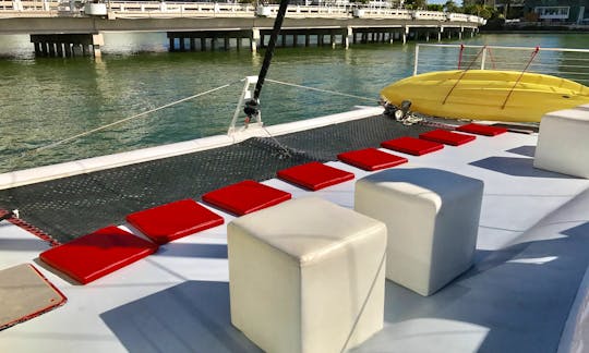 60' Sailing Party Catamaran in Miami Florida ($1,200 per hour)