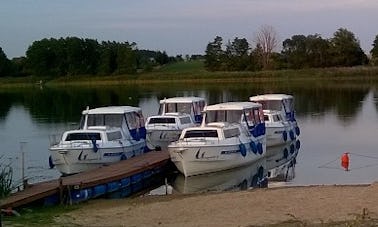 Charter 7 People Houseboat at the Great Loop of Greater Poland - 4 Boats Available!