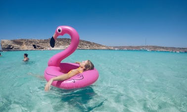 Bateau privé pour 8 personnes à Malte-Gozo-Blue Lagoon-Comino avec skipper