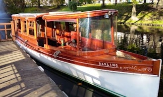 Historical boat Darling rental in Riga