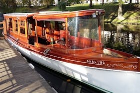 Historical boat Darling rental in Riga