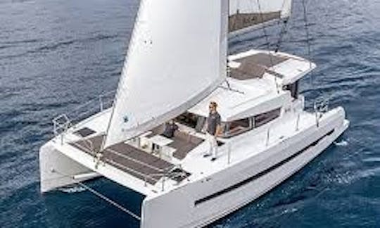 Bali 4.1 Sailing Catamaran for 12 People in Playa Blanca, Spain