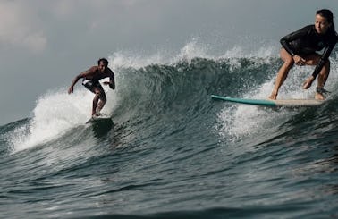 Surfing Lesson with Talented and Super Friendly Instructor in Kecamatan Kediri, Bali