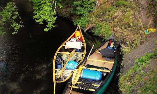 Relajante viaje en canoa en Tyniec, Cracovia