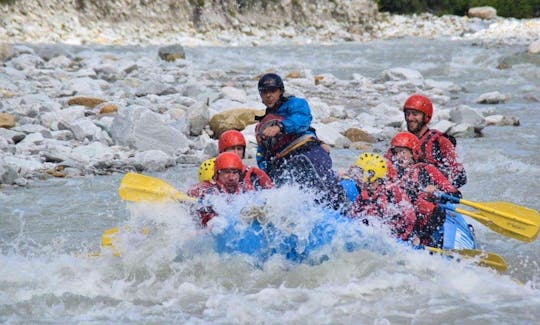 Discover the Rhone River of Switzerland on your Raft! Book an Easy to Challenging Rafting Trips Today!