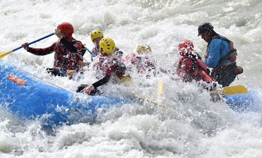 Discover the Rhone River of Switzerland on your Raft! Book an Easy to Challenging Rafting Trips Today!