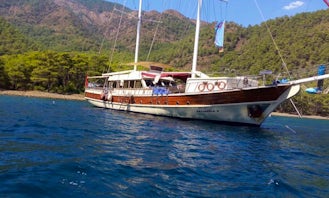 Private Charter 127' Sailing Gulet for 22 Person in Muğla, Turkey