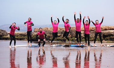 5 aulas de surf por 1 semana (4 horas diárias) em Agadir, Marrocos!