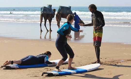 5 Surf Lessons for 1 Week (4 Hours Daily) in Agadir, Morocco!