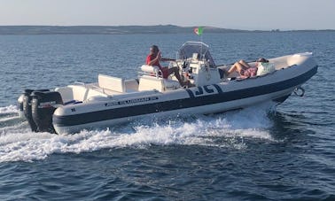 Rent the 26' Gommone Clubman RIB in Porto di Marina di Torregrande