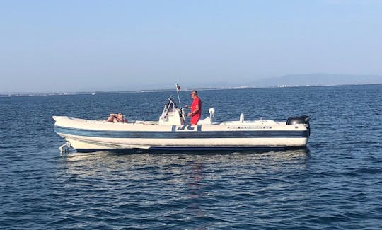 Rent the 26' Gommone Clubman RIB in Porto di Marina di Torregrande