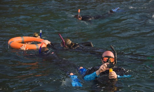 インドネシア、バリ島、ギリ・ミンパンまたはヌサ・ペニダでの日の出または日没のシュノーケリングツアー