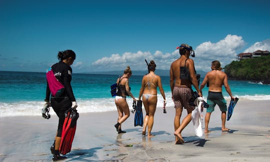 Excursions de plongée avec tuba au lever ou au coucher du soleil à Gili Mimpang ou Nusa Penida, Bali, Indonésie