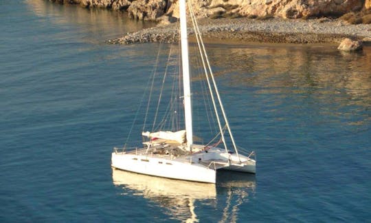 38´ Hybrid Eco Sailing Catamaran Agios Nikolaos, Crete, Greece