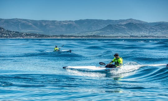 Kayak Rowing Lesson in the Dor Shore Lagoon, in Tel Aviv, Israel