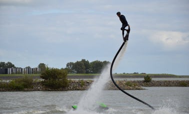 Aceite o desafio! Atreva-se a um voo de hoverboarding de 20 minutos em Heerhugowaard, Holanda