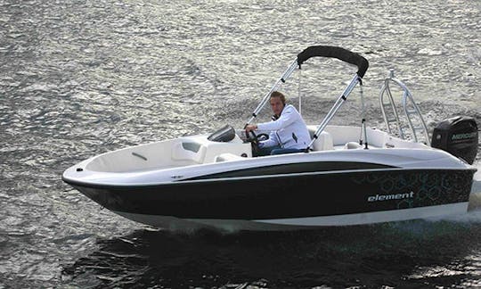 16' Bayliner Element Deck Boat for 6 Person in Sunny Isles Beach, Florida!