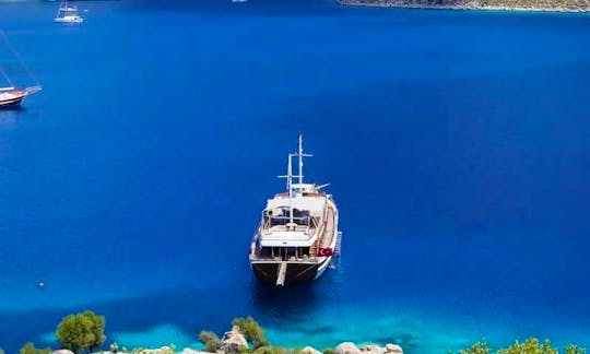 Charter the 134ft "Elara" Gulet in Bodrum, Muğla for 24 guests!