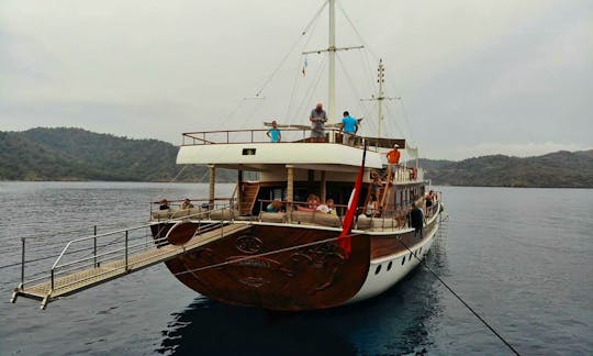 Charter the 134ft "Elara" Gulet in Bodrum, Muğla for 24 guests!