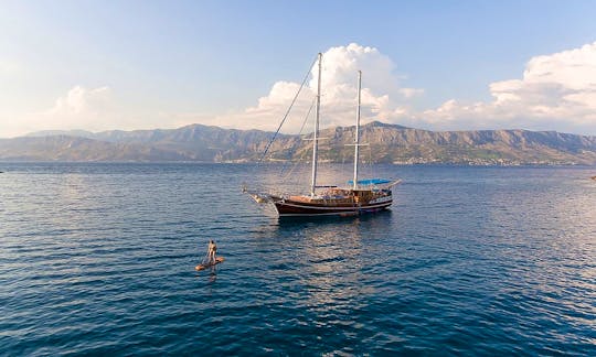 Crewed Charter on 85' Sailing Gulet in Trogir, Croatia