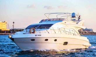 56ft Majesty Motor Yacht Charter in Dubai with Amazing Captain and Crew