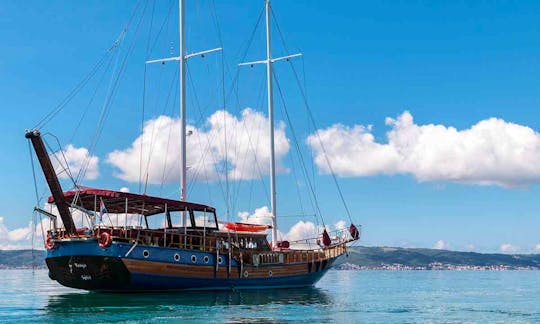 Crewed Charter the 92' Sailing Gulet "Tango" for 14 Person in Trogir or Dubrovnik