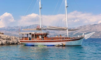 Charter A Traditional Croatian Gulet For 10 Person, Ready For 1 Week Expedition in Adriatic Sea!